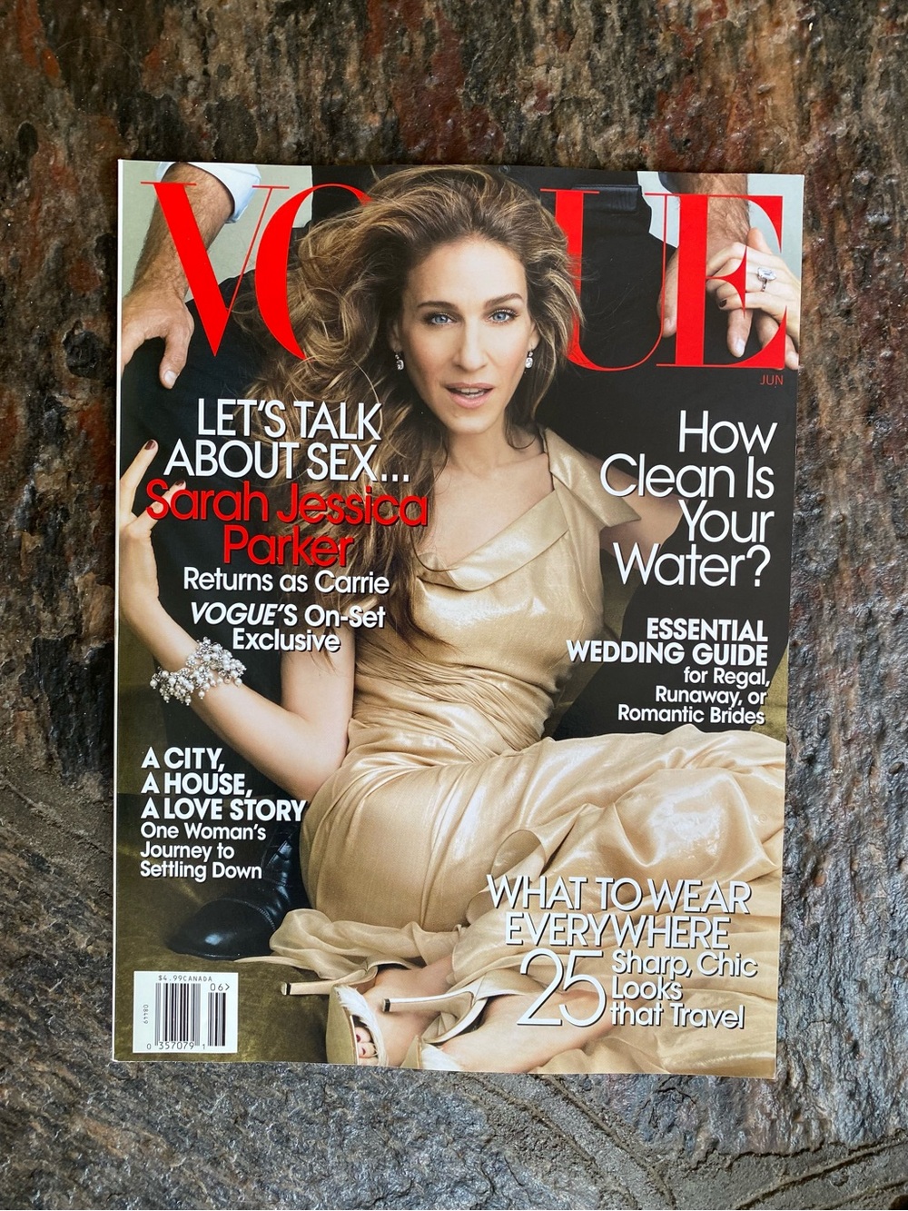 Vintage 2008 Vogue Magazine. Sarah Jessica Parker on cover.